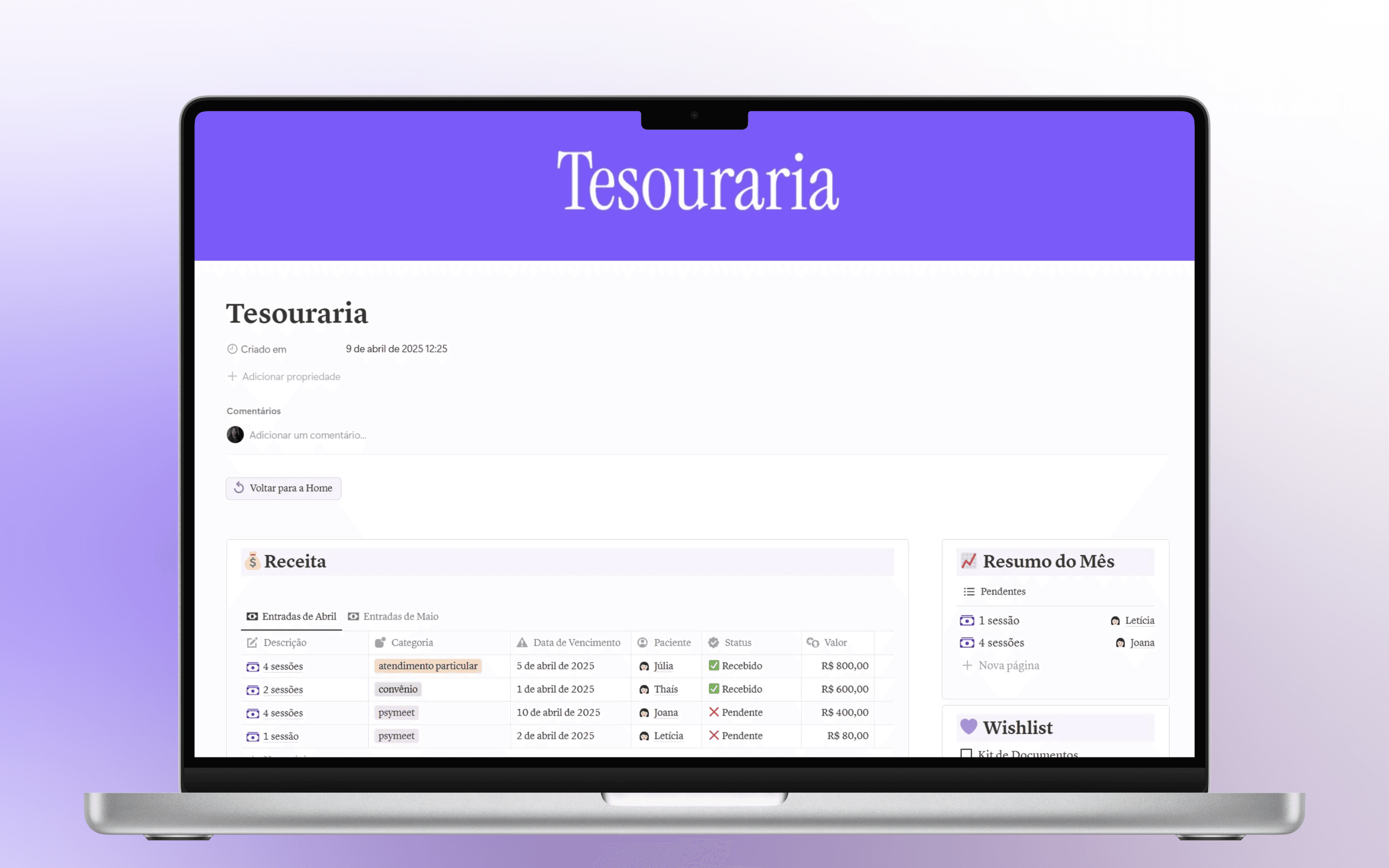 Tesouraria
